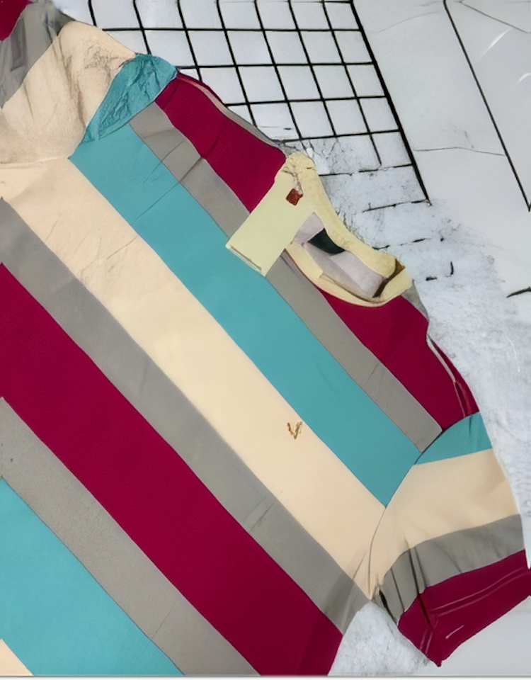 Camiseta Masculina Listrada Clássica